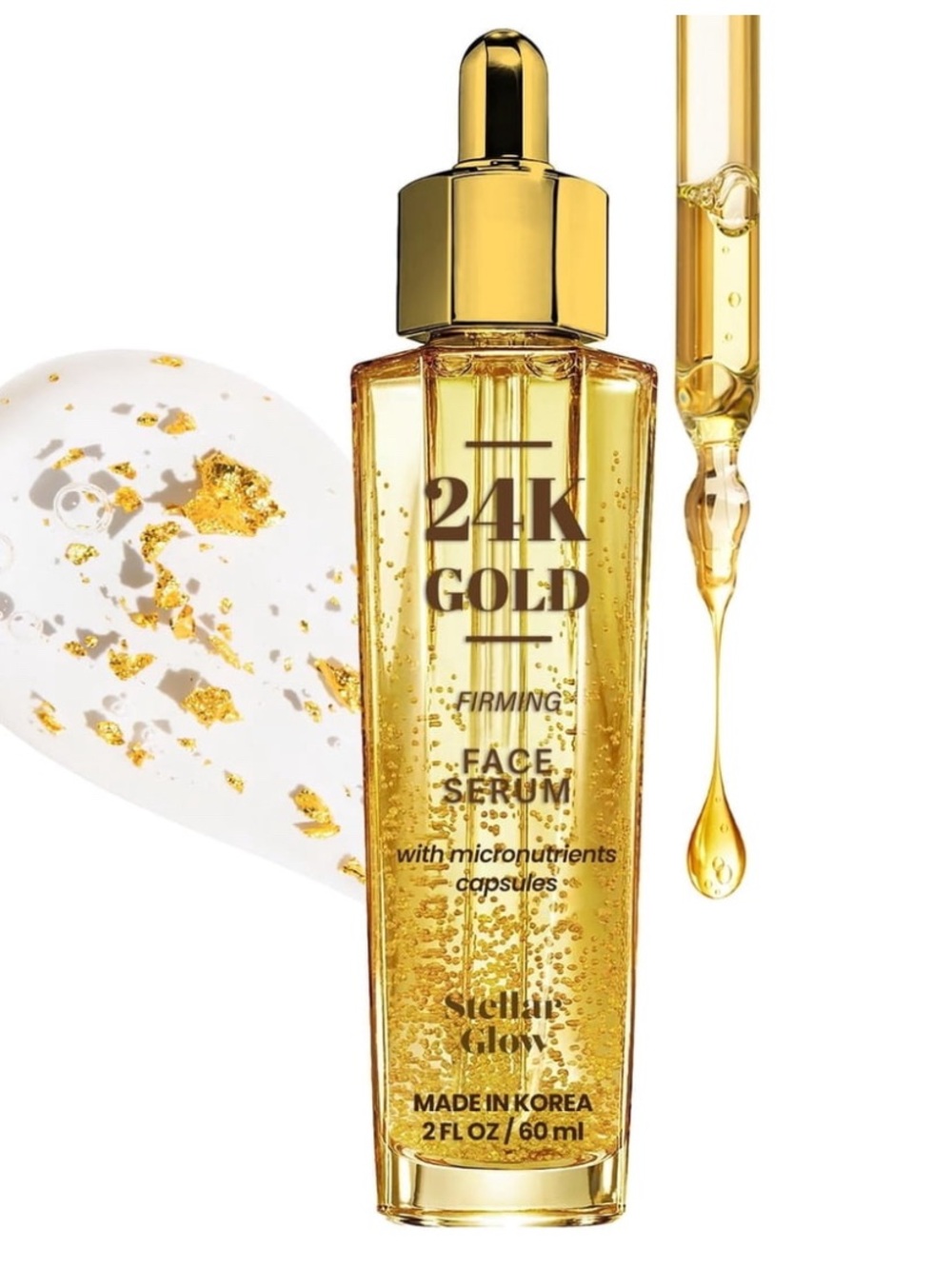 24K Gold Firming Face Serum - Gold